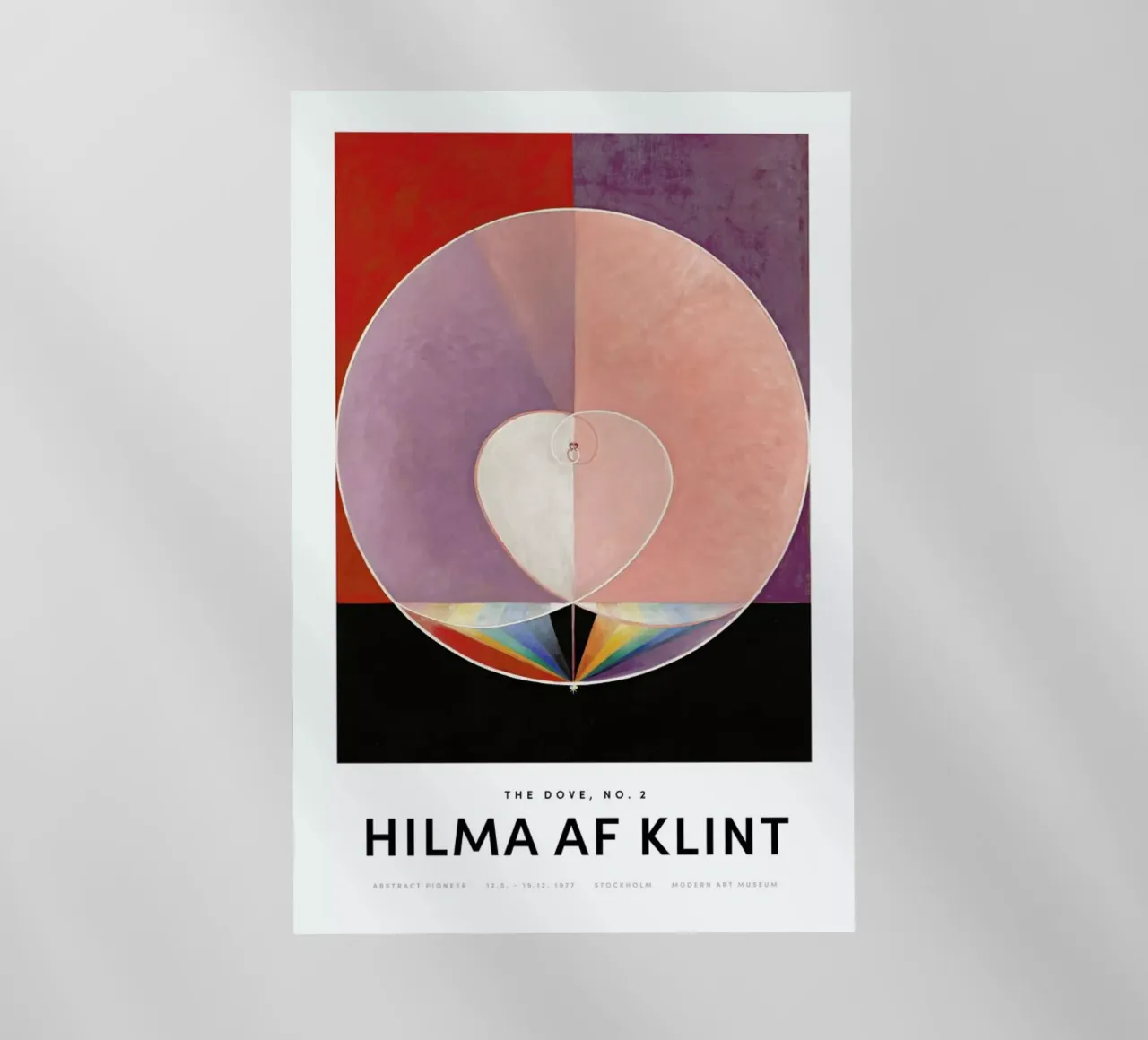 Hilma af Klint - The Dove, No. 2 II pellicola backlit da Vintage by JUNIQE