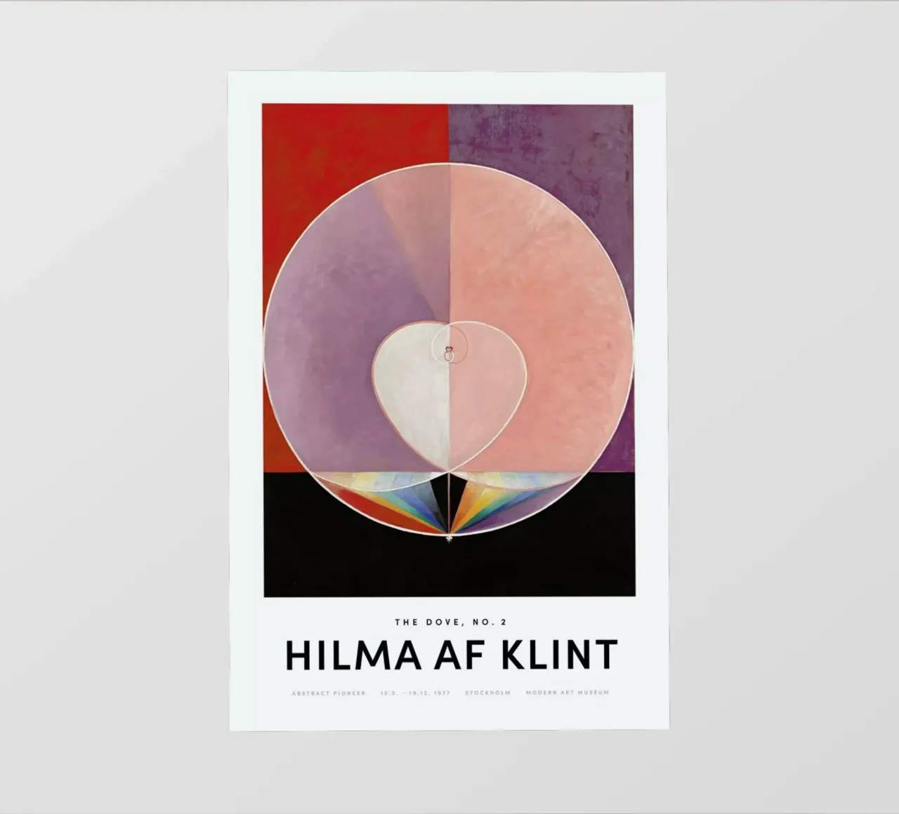 Hilma af Klint - The Dove, No. 2 II telo in pvc da Vintage by JUNIQE