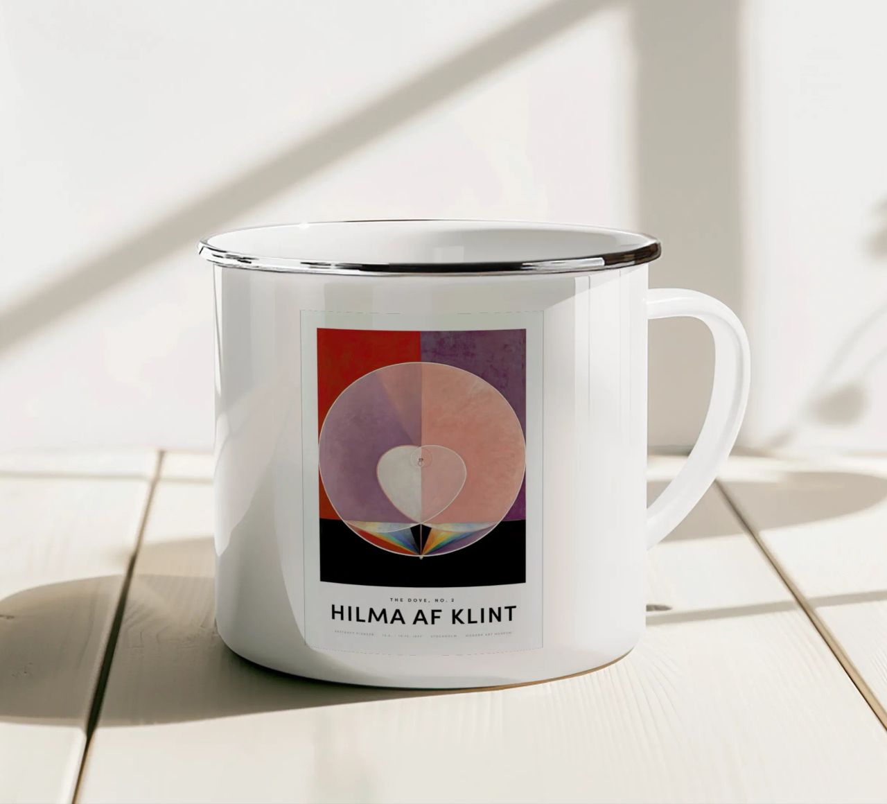 Hilma af Klint - The Dove, No. 2 II tazza in smalto da Vintage by JUNIQE