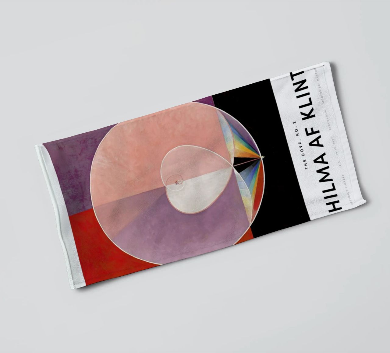 Hilma af Klint - The Dove, No. 2 II asciugamano da bagno da Vintage by JUNIQE