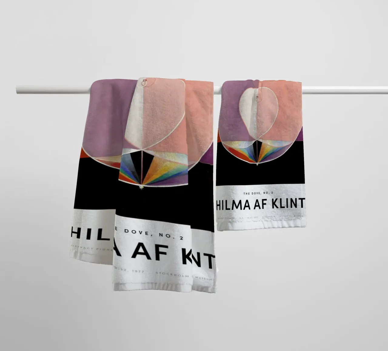 Hilma af Klint - The Dove, No. 2 II toalla de baño de Vintage by JUNIQE