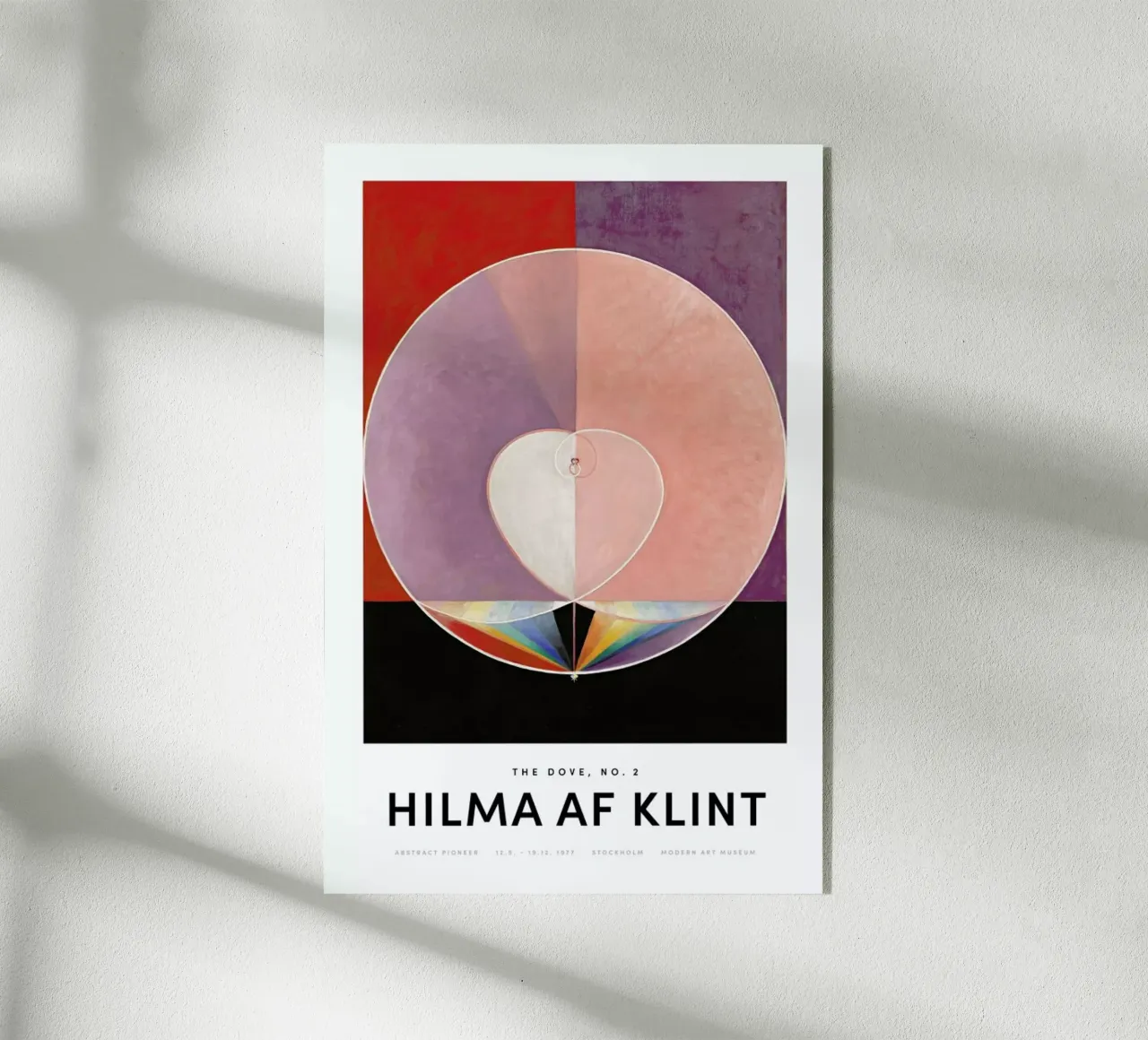 Hilma af Klint - The Dove, No. 2 II metacrilato de Vintage by JUNIQE