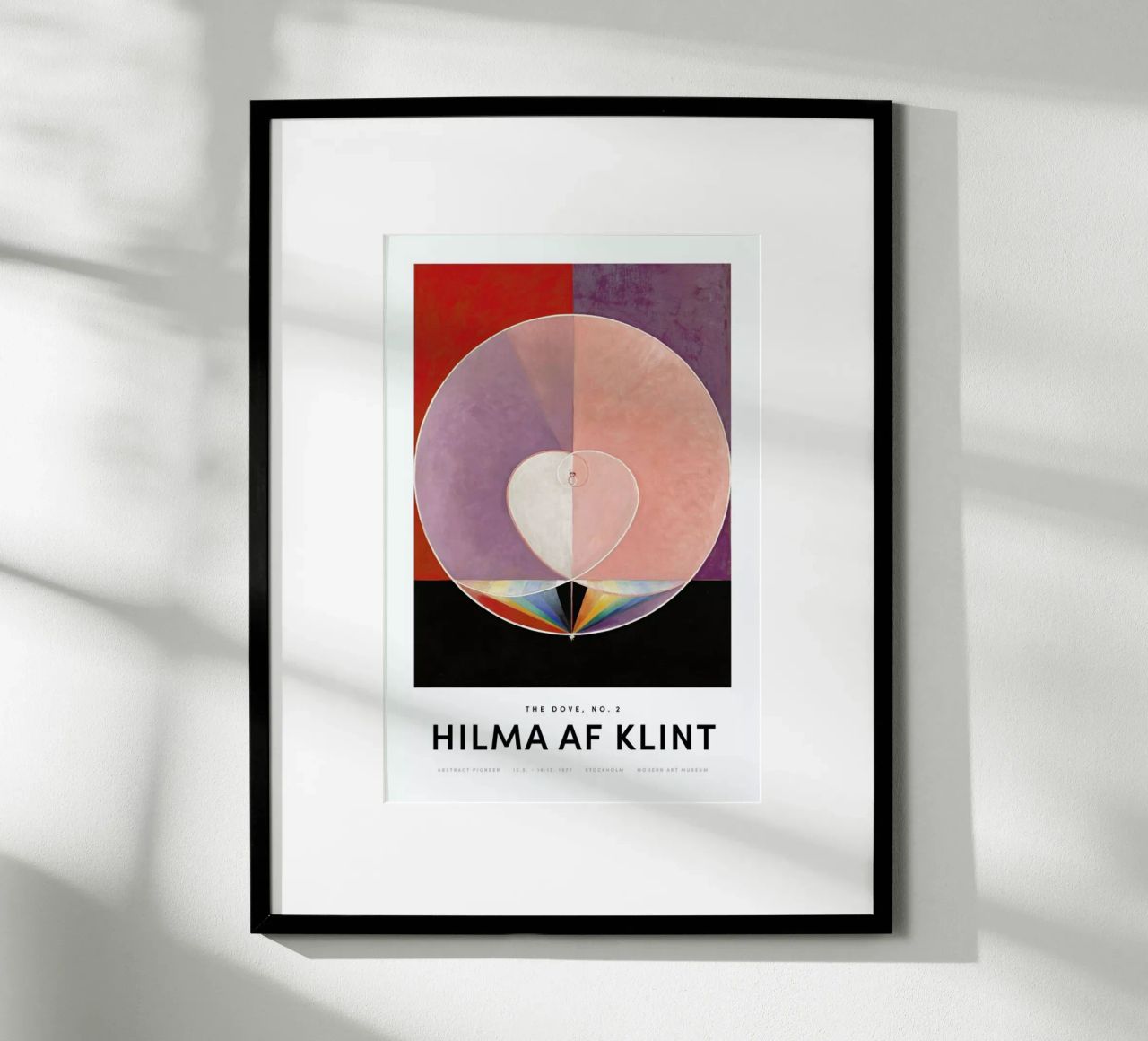 Hilma af Klint - The Dove, No. 2 II carta hahnemühle da Vintage by JUNIQE