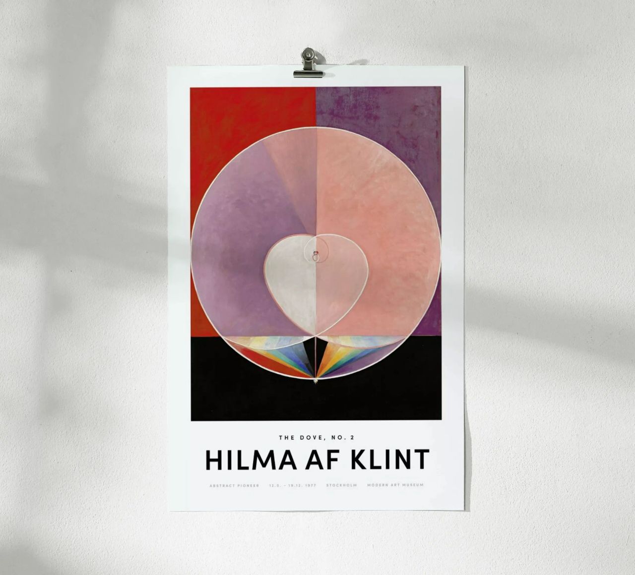 Hilma af Klint - The Dove, No. 2 II carta hahnemühle da Vintage by JUNIQE