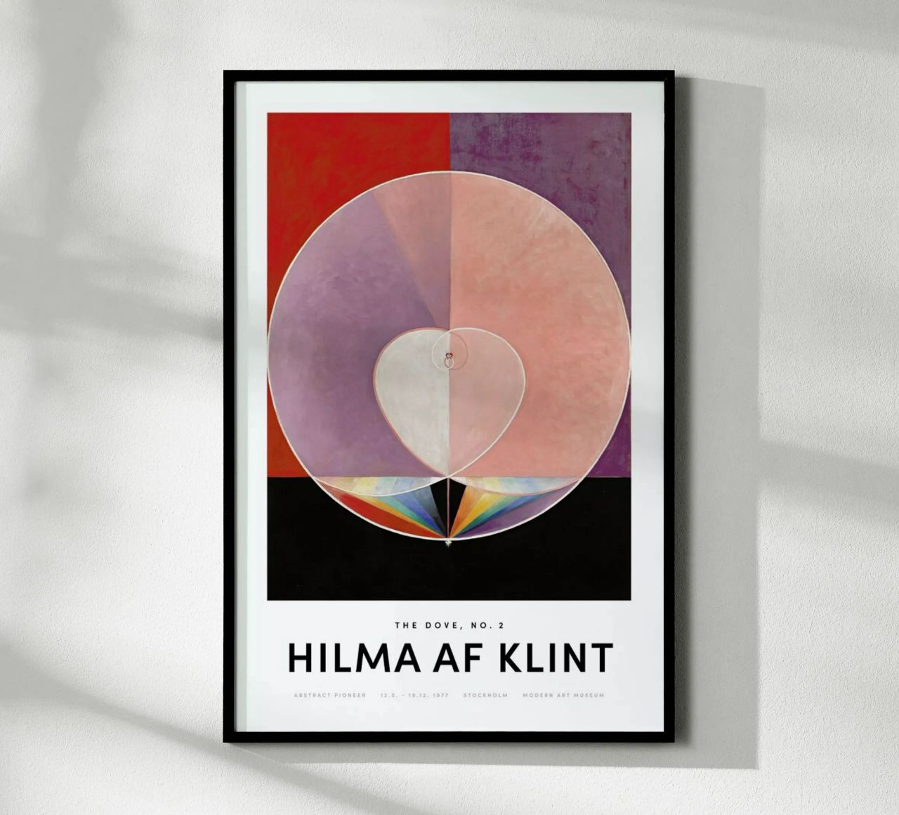 Hilma af Klint - The Dove, No. 2 II carta hahnemühle da Vintage by JUNIQE