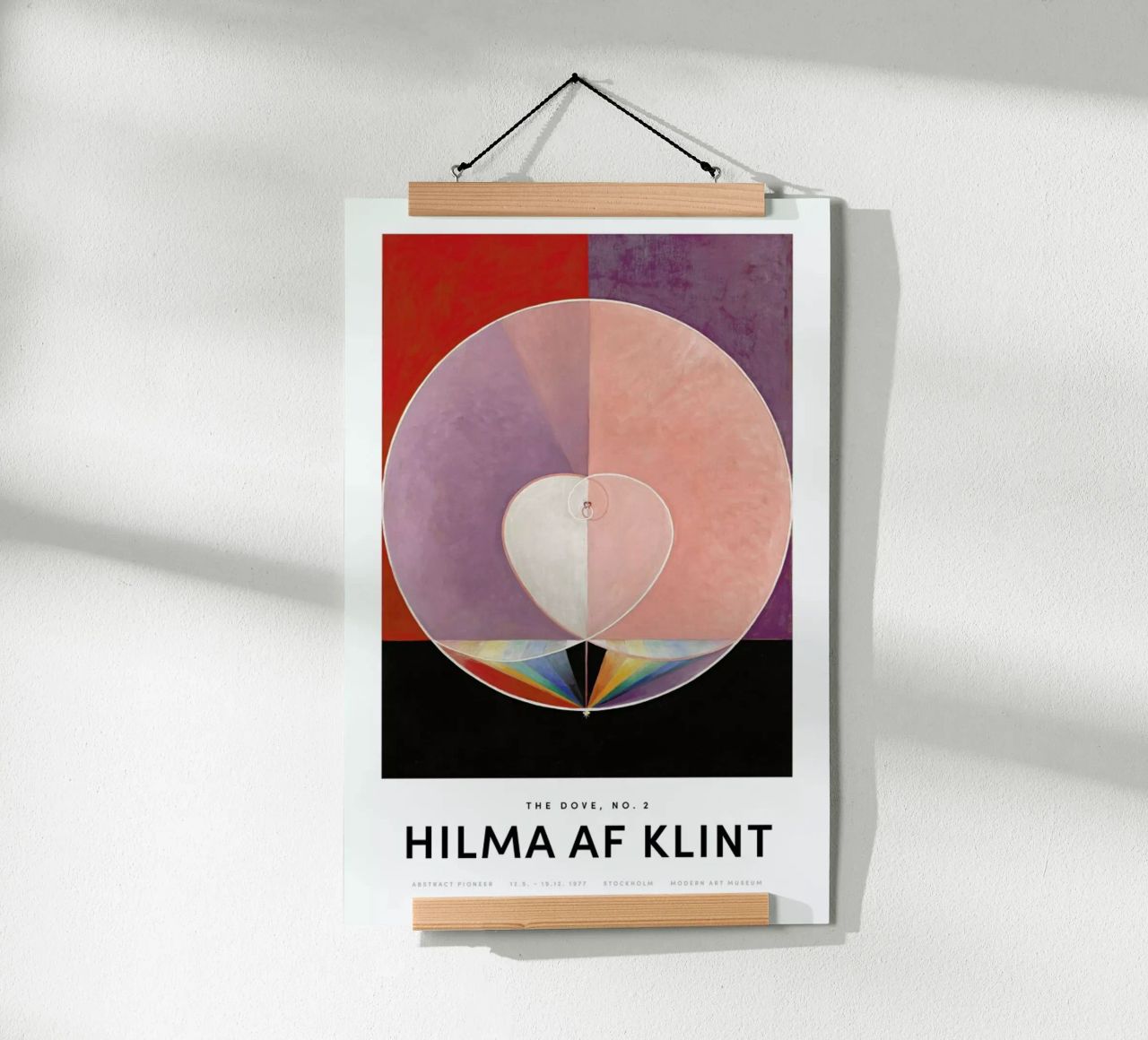 Hilma af Klint - The Dove, No. 2 II carta hahnemühle da Vintage by JUNIQE