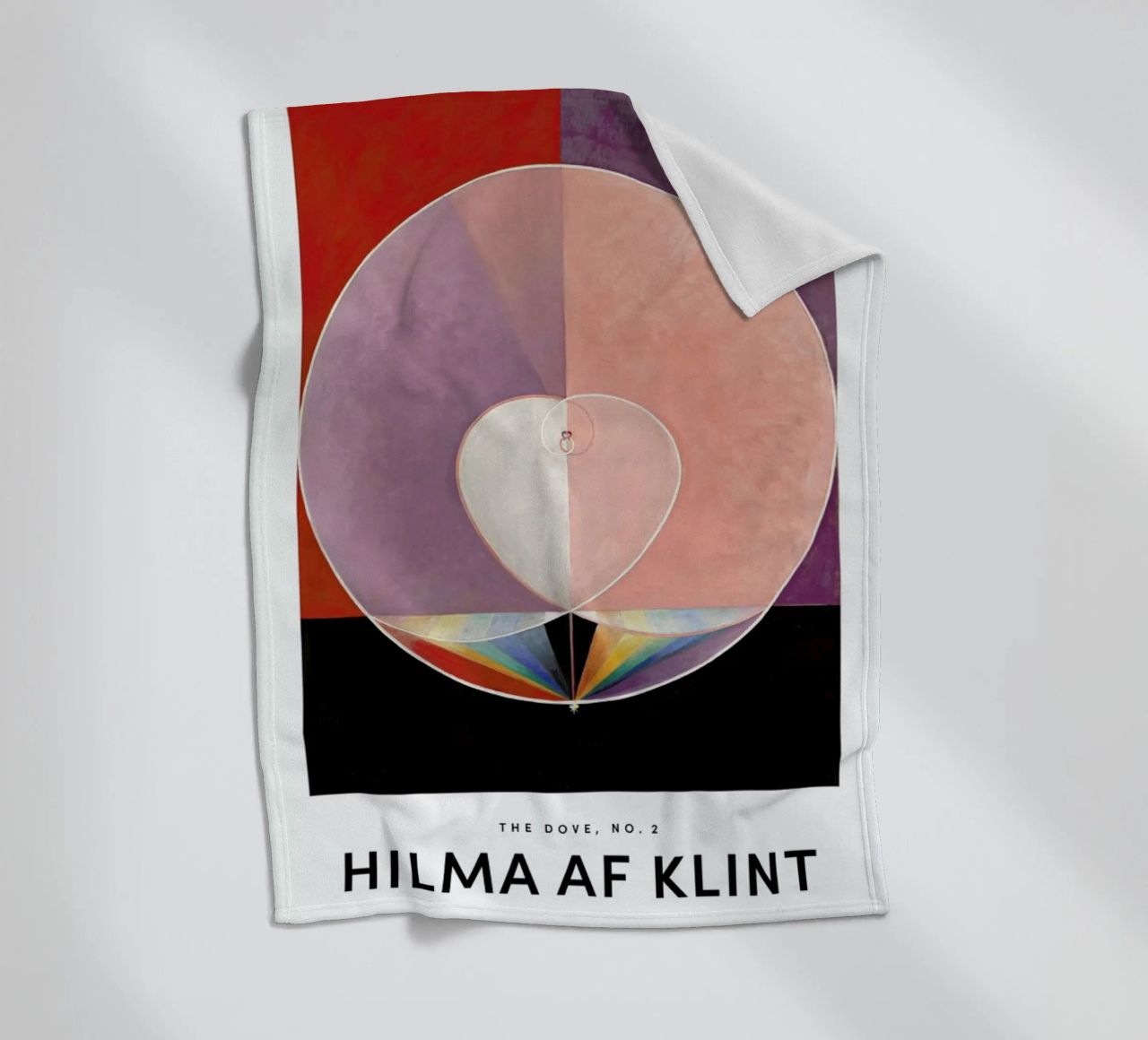 Hilma af Klint - The Dove, No. 2 II coperta in pile da Vintage by JUNIQE