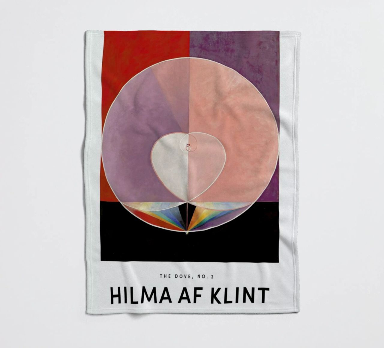 Hilma af Klint - The Dove, No. 2 II coperta in pile da Vintage by JUNIQE