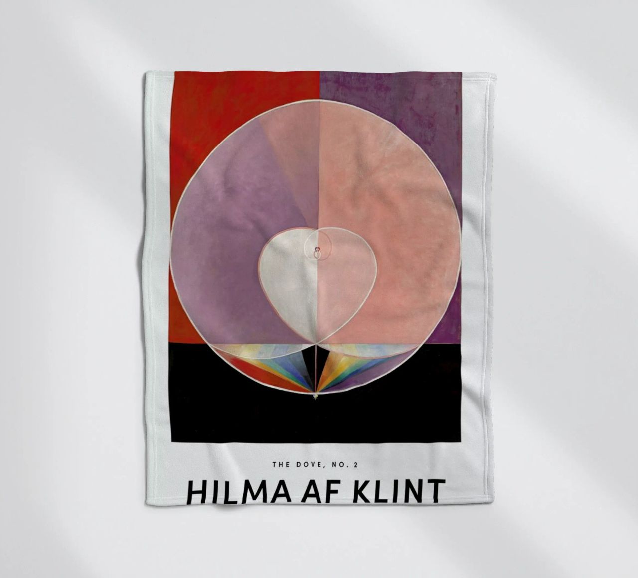 Hilma af Klint - The Dove, No. 2 II coperta in pile da Vintage by JUNIQE