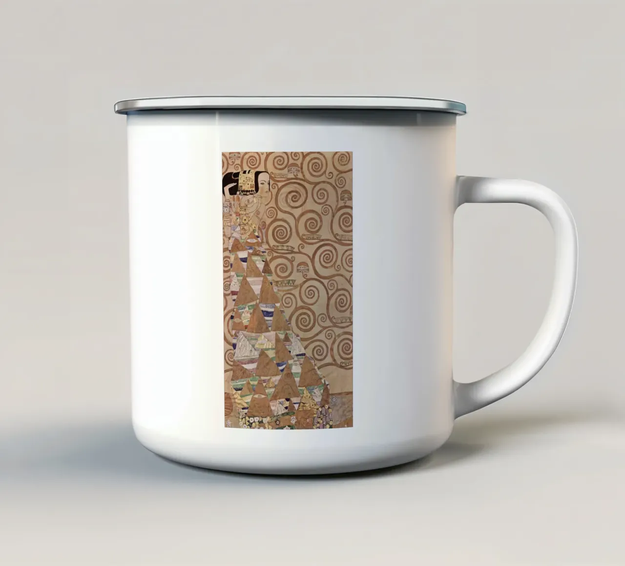 Erwartung Emaille Tasse von D1 Shop