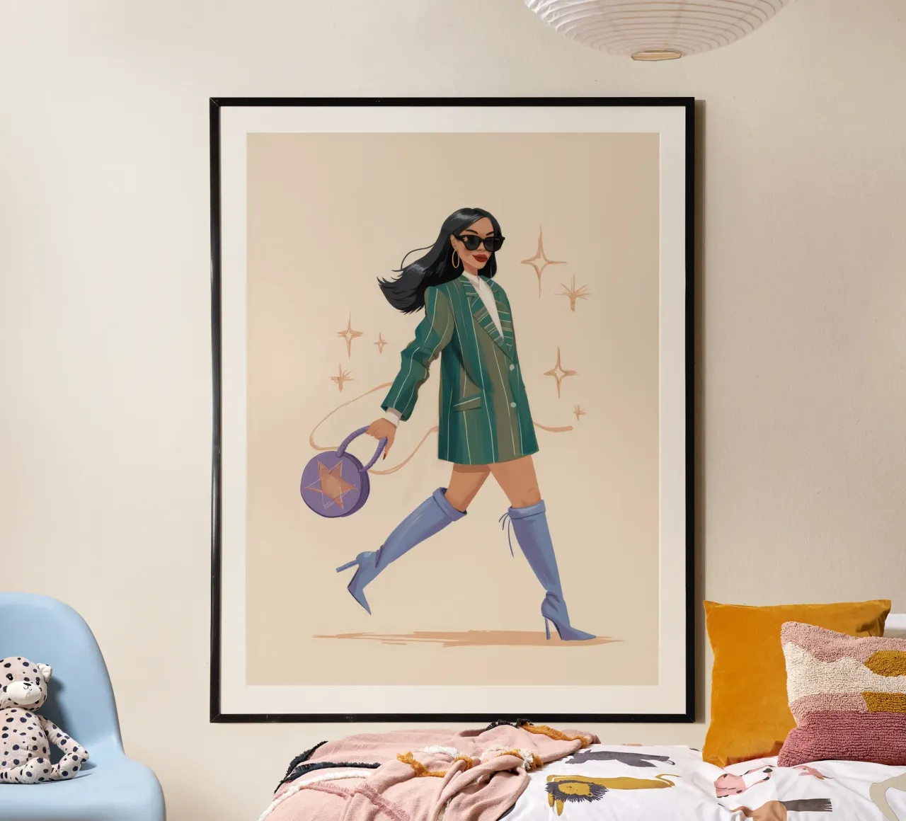 Runway Street Chic poster da Aurora Muse