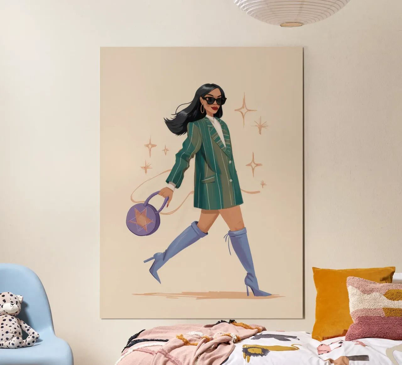 Runway Street Chic poster da Aurora Muse