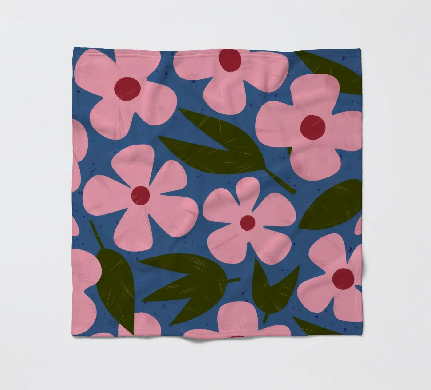 Simple Petal Pattern fleece blanket by Ember Stone
