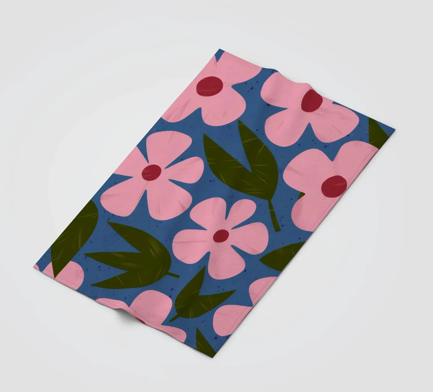 Simple Petal Pattern fleece blanket by Ember Stone