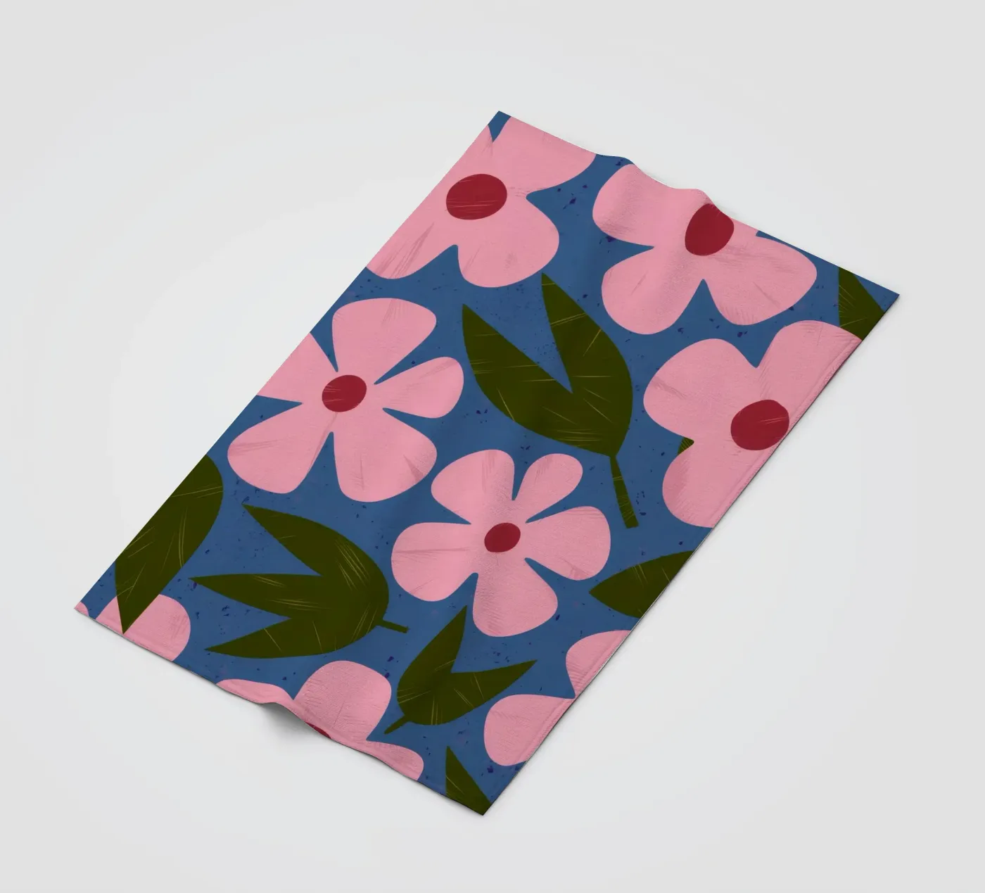 Simple Petal Pattern Fleecedecke von Ember Stone