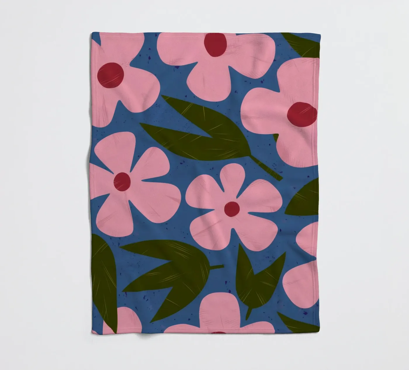 Simple Petal Pattern Fleecedecke von Ember Stone