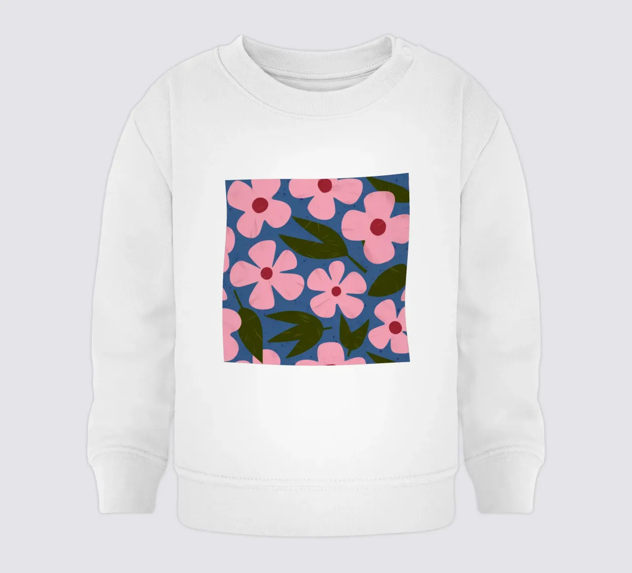 Modello a petali semplice felpa neonato da Ember Stone