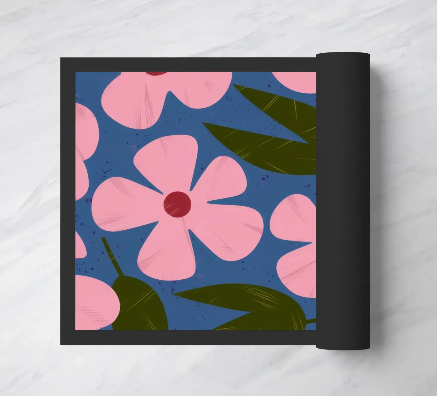 Simple Petal Pattern Fußmatte von Ember Stone