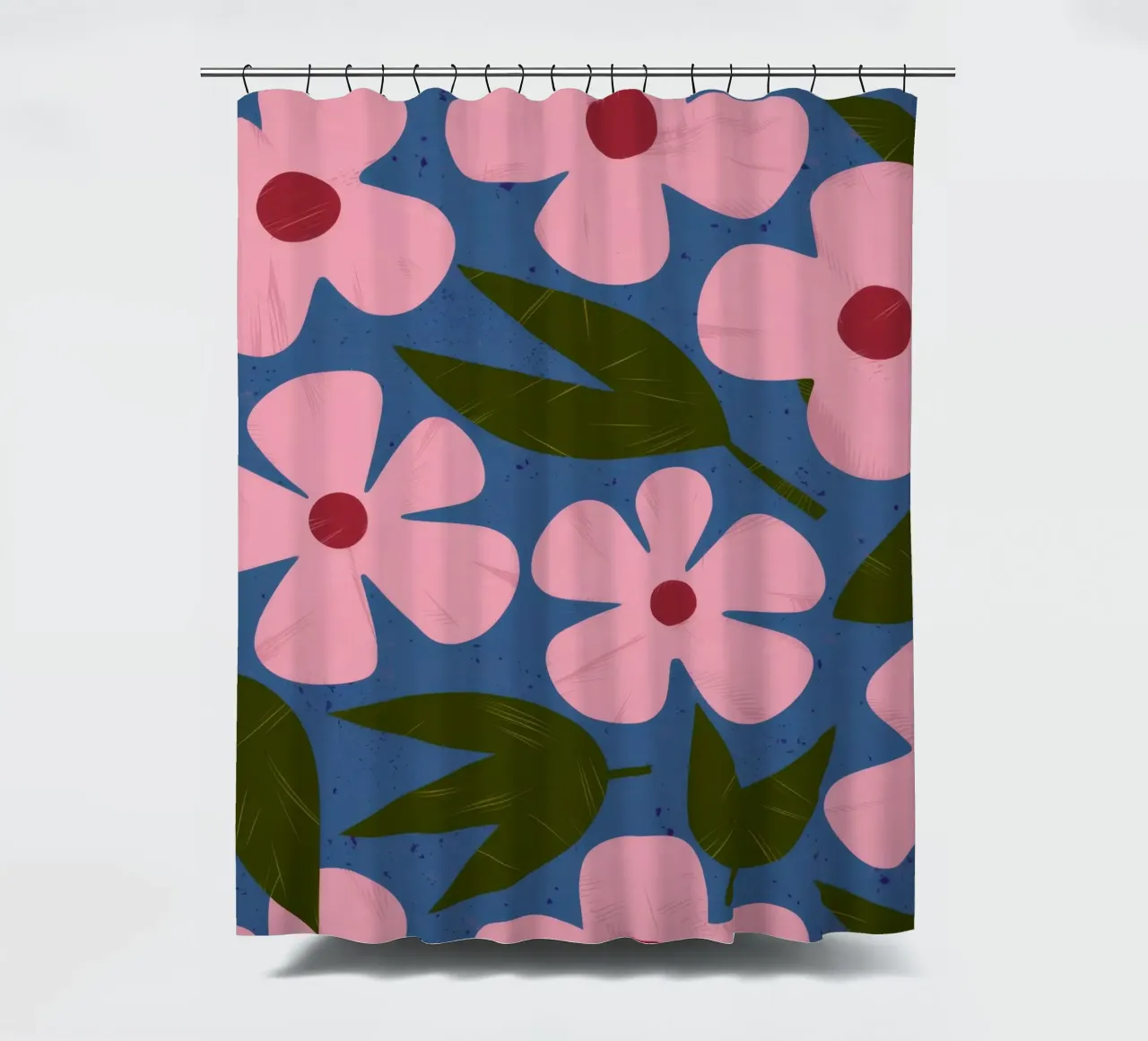 Modello a petali semplice tenda da doccia da Ember Stone