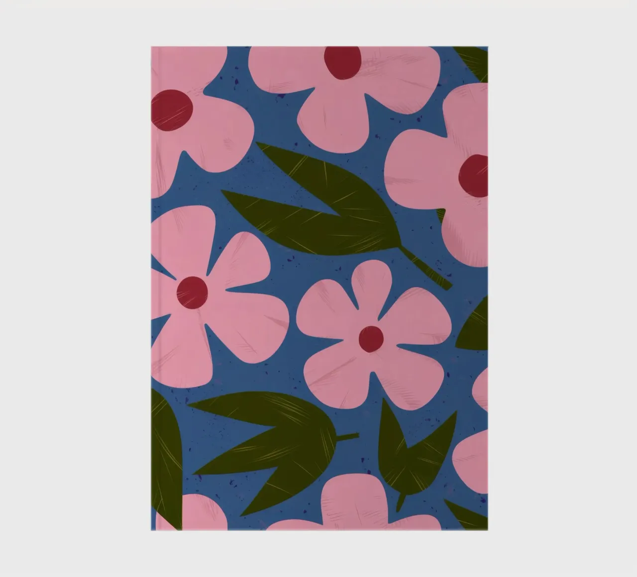Simple Petal Pattern notebook by Ember Stone