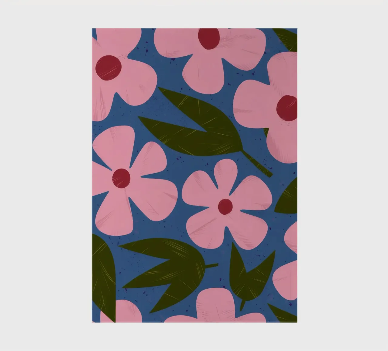 Simple Petal Pattern notebook by Ember Stone