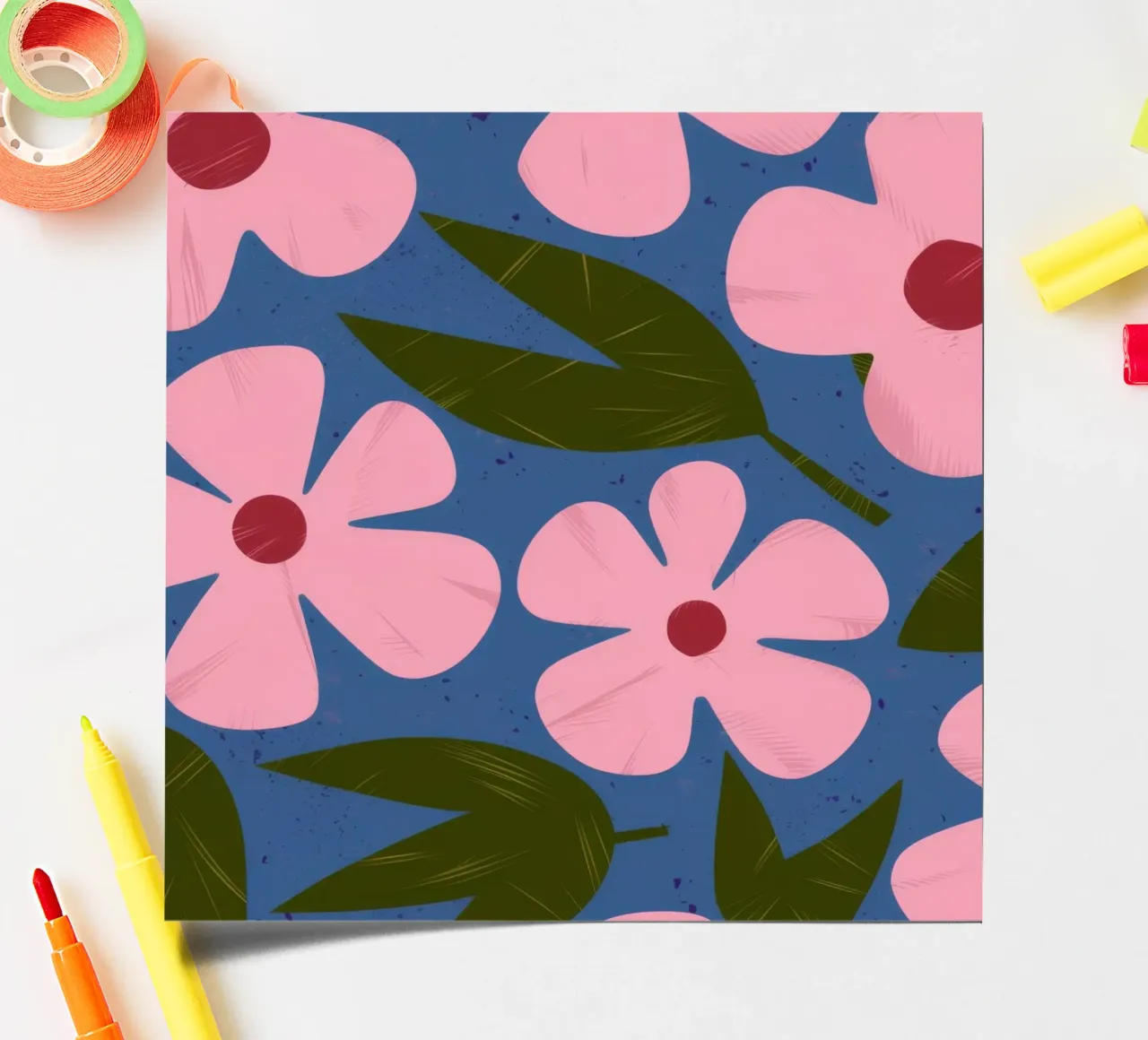 Simple Petal Pattern sticker sheet by Ember Stone