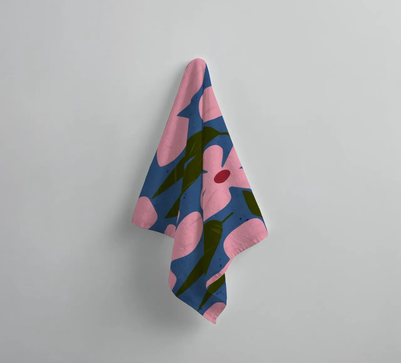 Simple Petal Pattern towel by Ember Stone