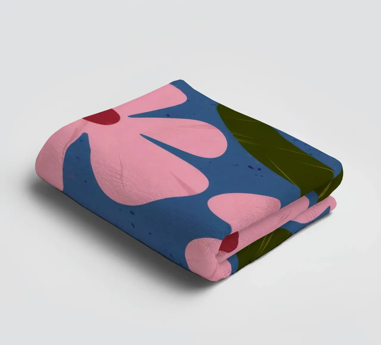 Simple Petal Pattern towel by Ember Stone