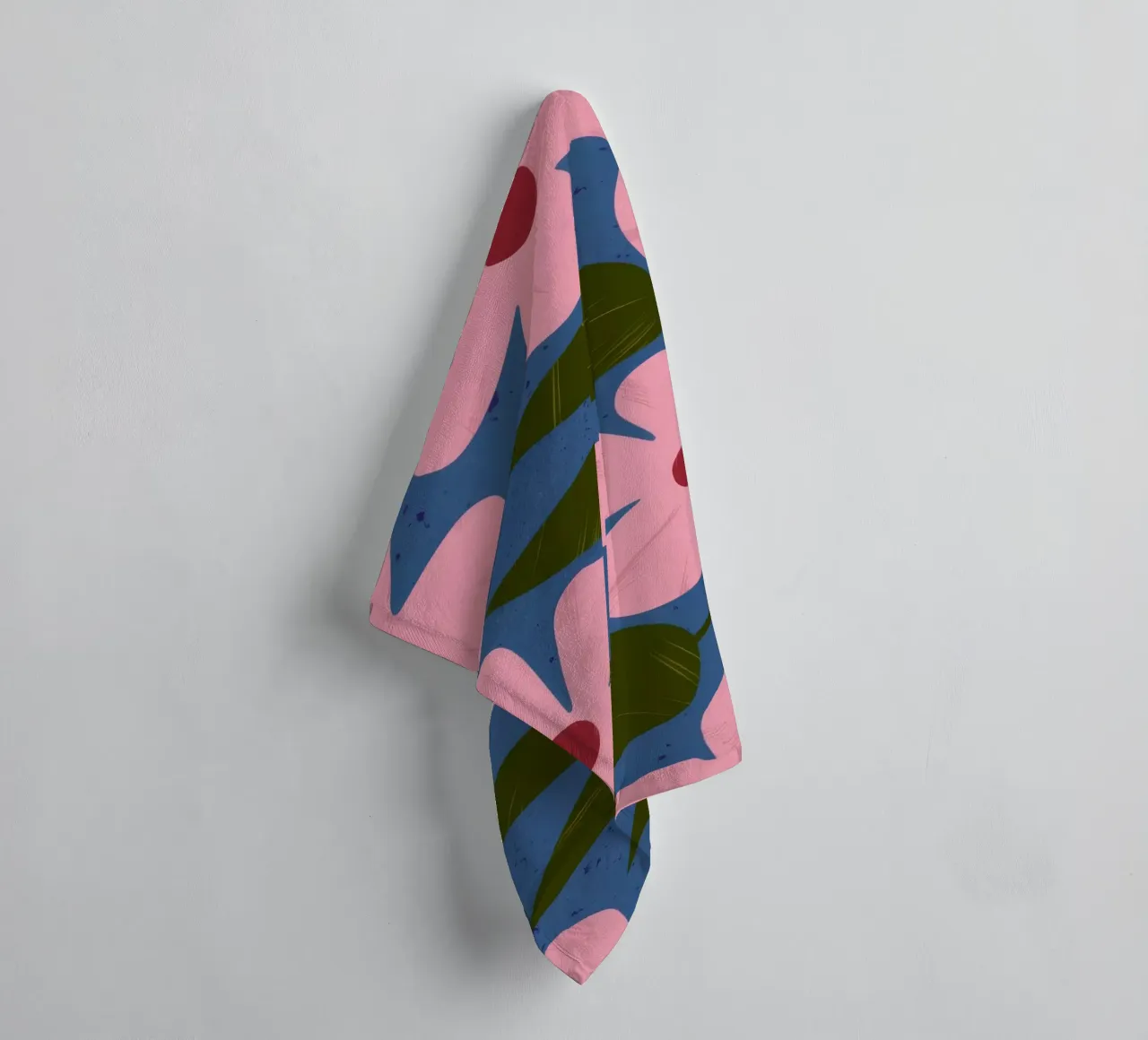 Simple Petal Pattern towel by Ember Stone