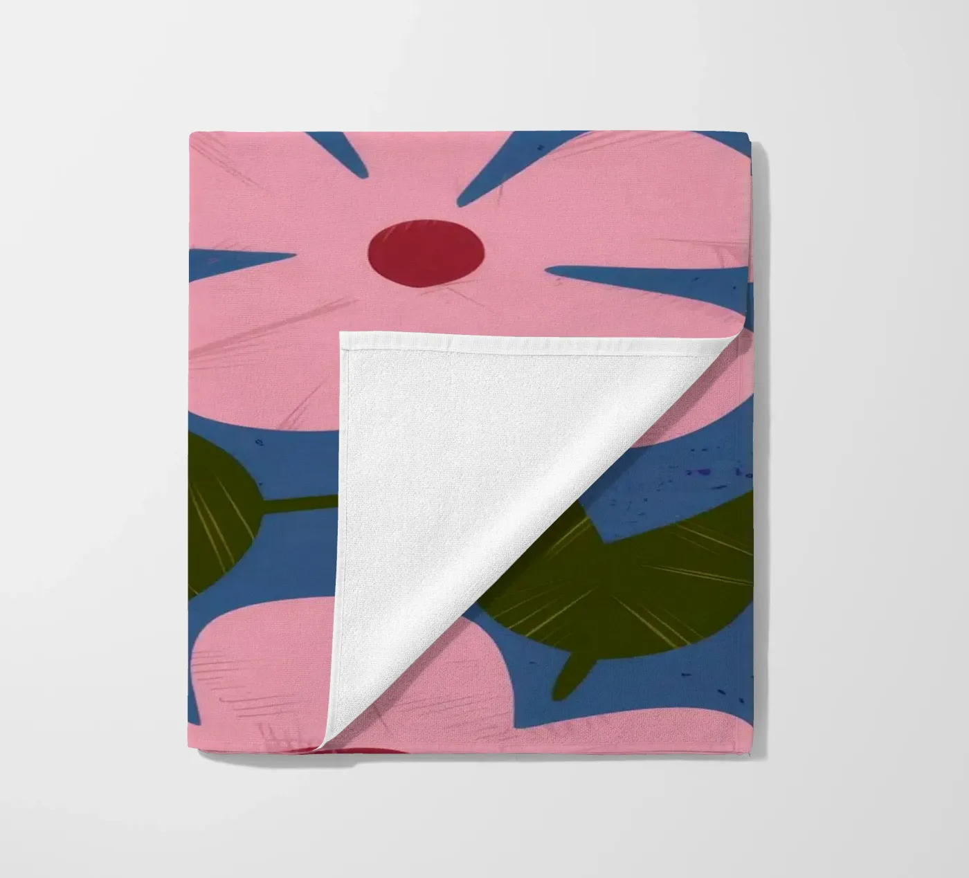 Simple Petal Pattern serviette de plage de Ember Stone