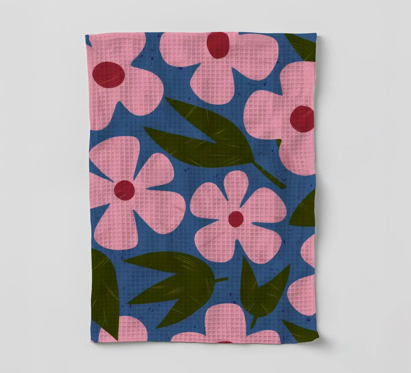 Simple Petal Pattern tea towel by Ember Stone