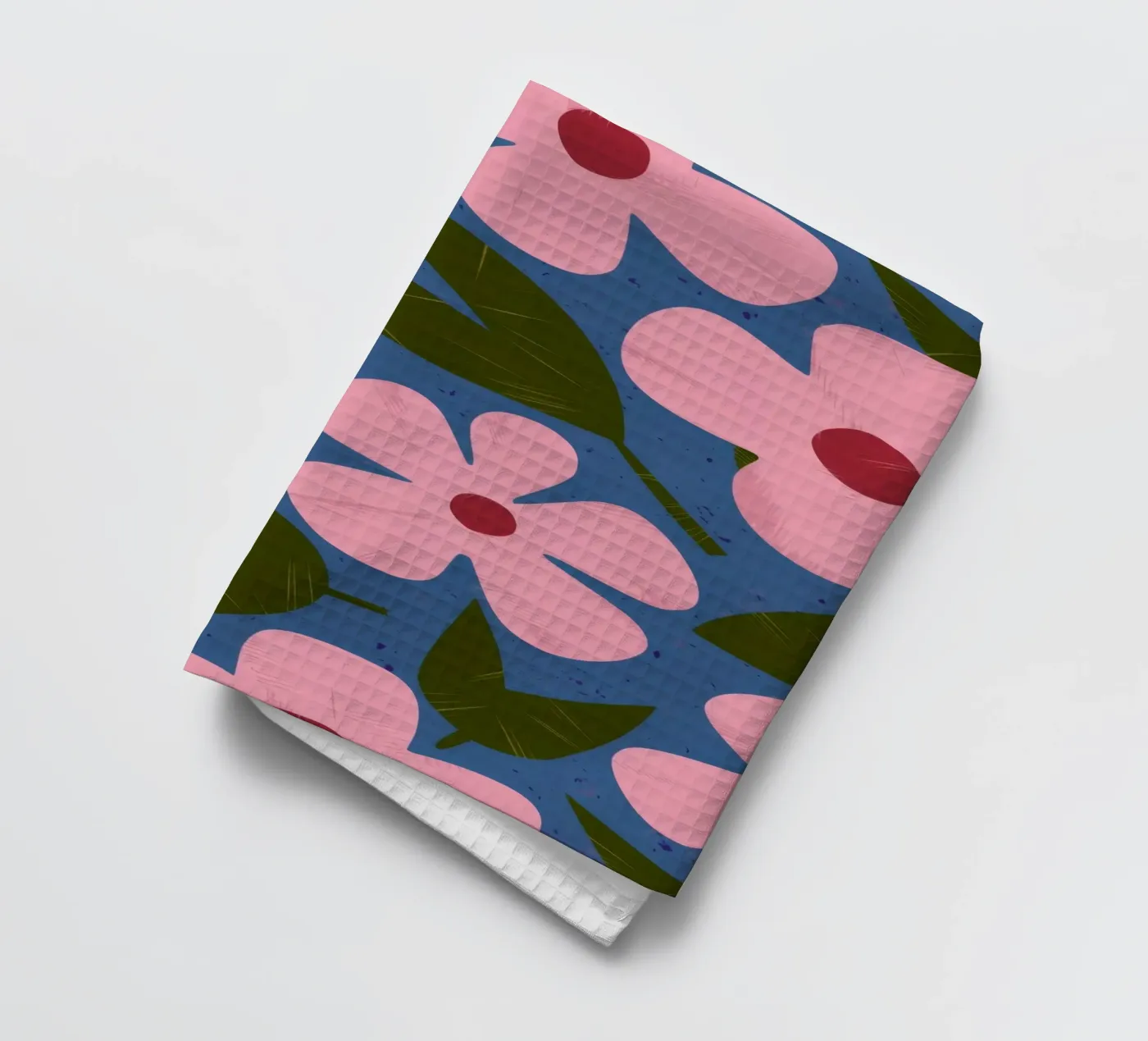Simple Petal Pattern tea towel by Ember Stone