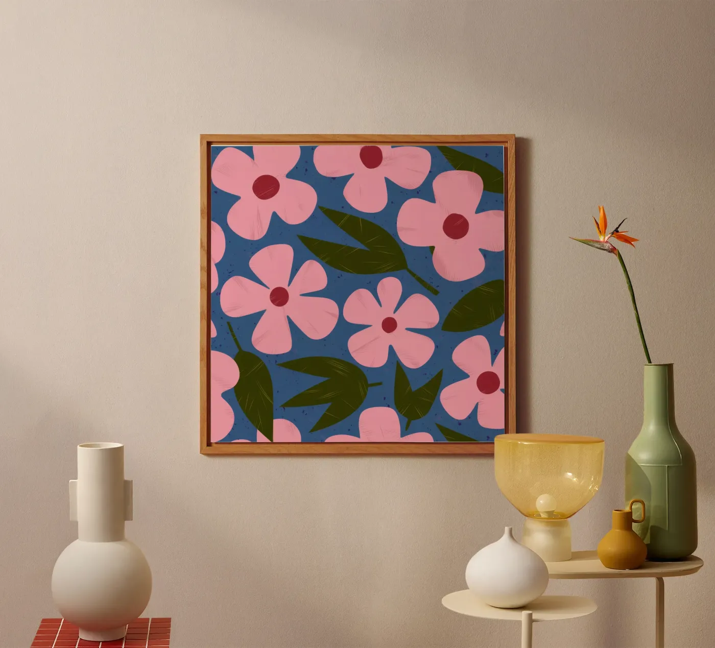 Simple Petal Pattern forex plate by Ember Stone