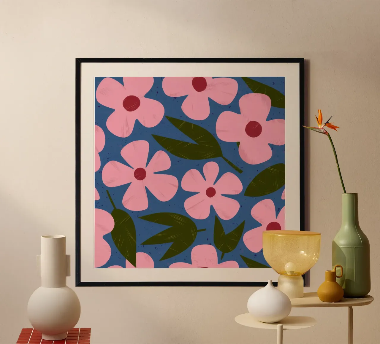 Simple Petal Pattern poster by Ember Stone