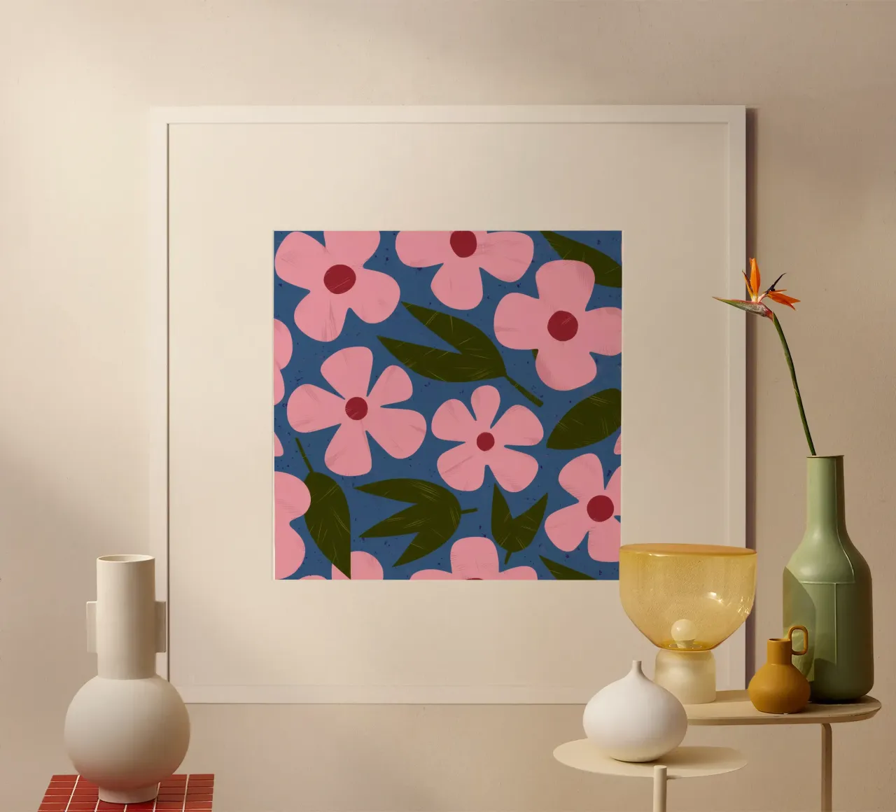 Simple Petal Pattern poster by Ember Stone