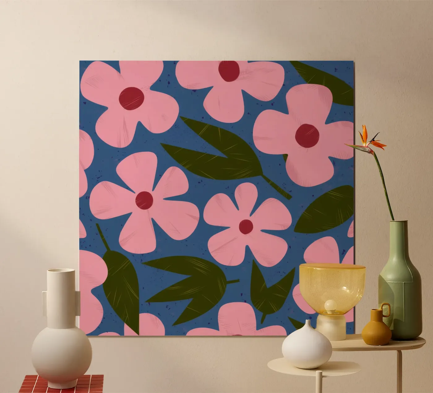 Simple Petal Pattern poster by Ember Stone