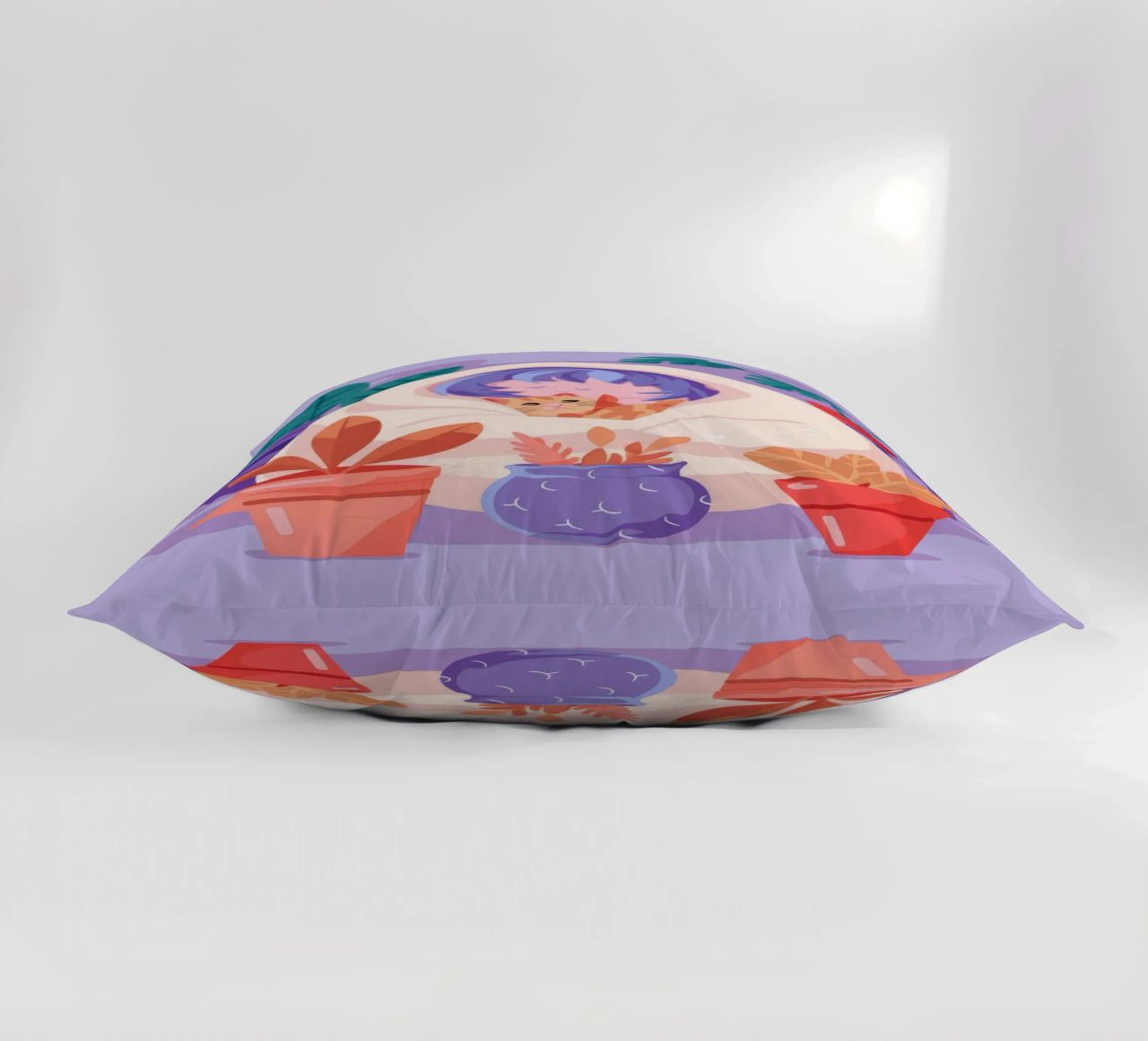 Cocon de la fille des plantes coussin de Aurora Muse