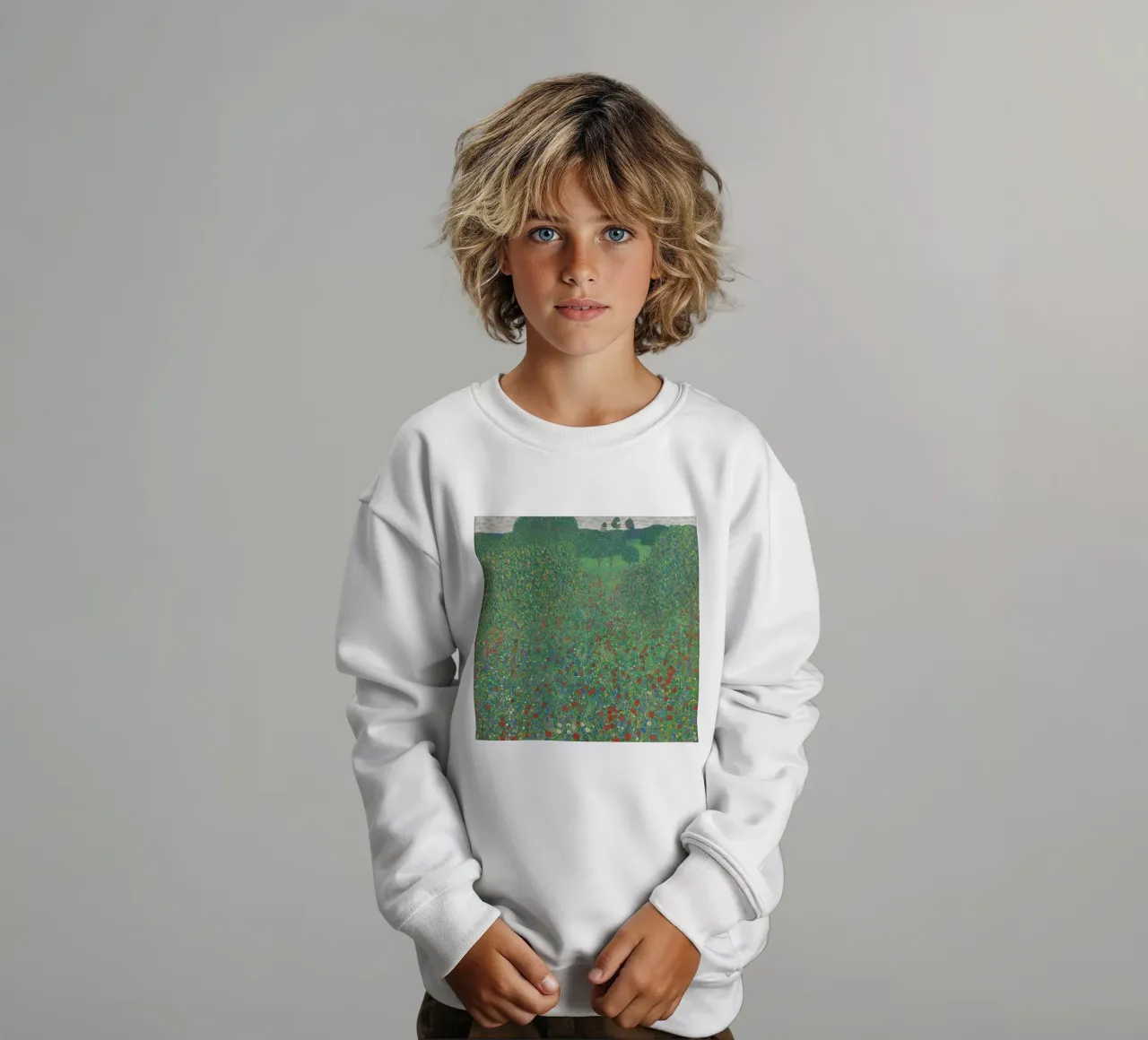 there are many flowers in the garden kids sweatshirt by D1 Shop