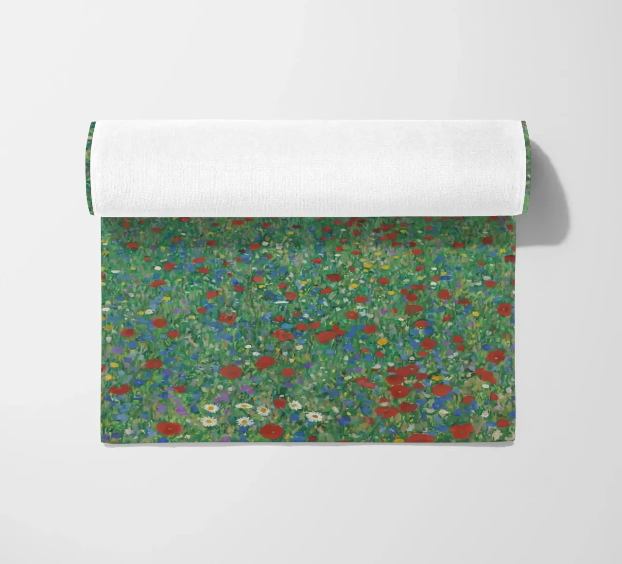 ci sono molti fiori in giardino telo mare da D1 Shop