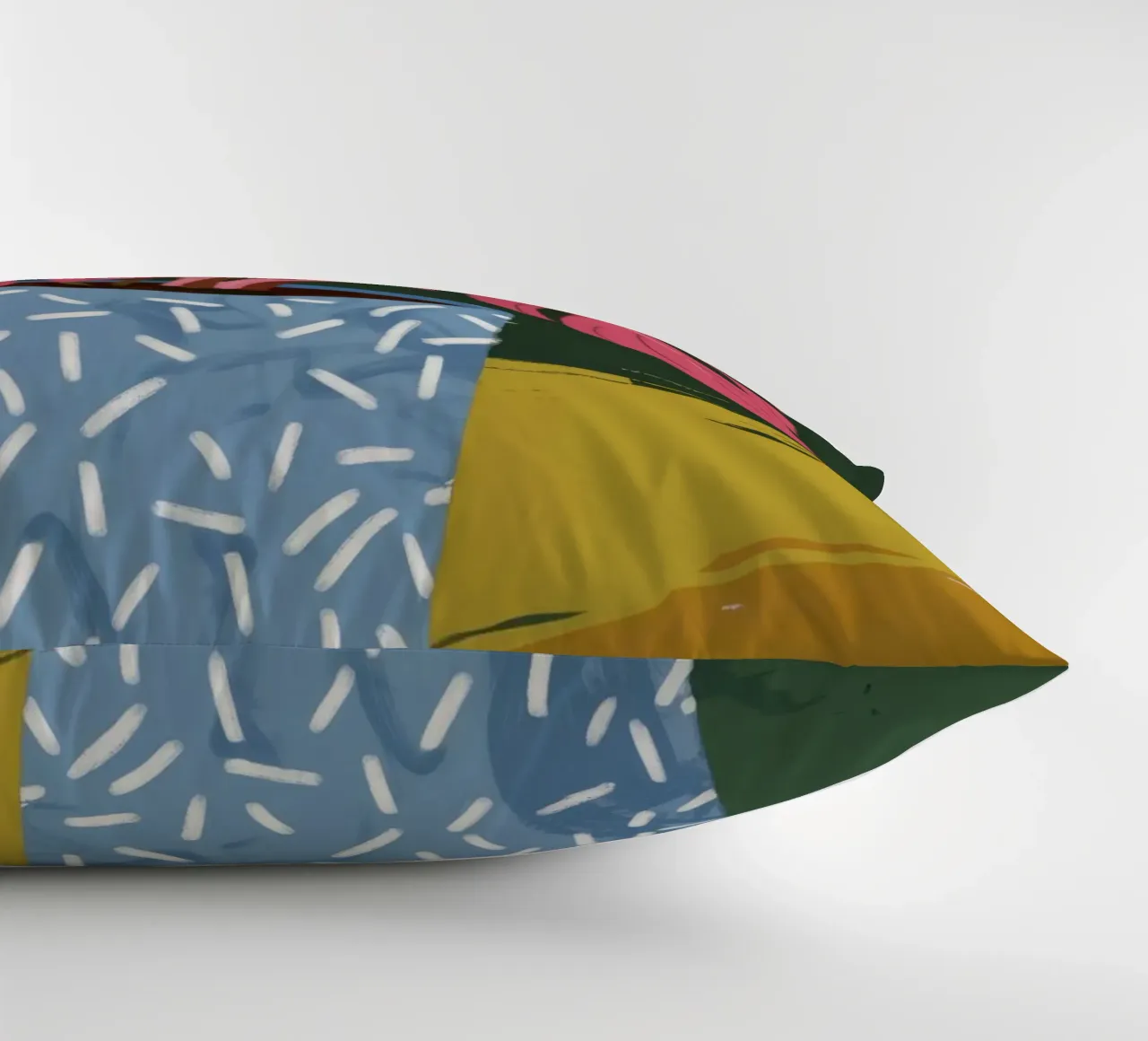 Monstera Magenta Mood cuscino da Ember Stone