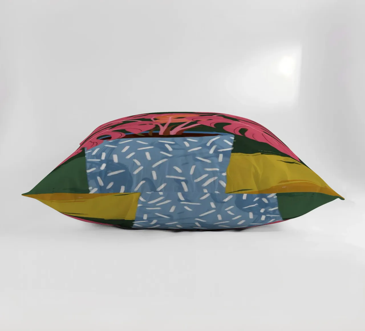 Monstera Magenta Mood cuscino da Ember Stone