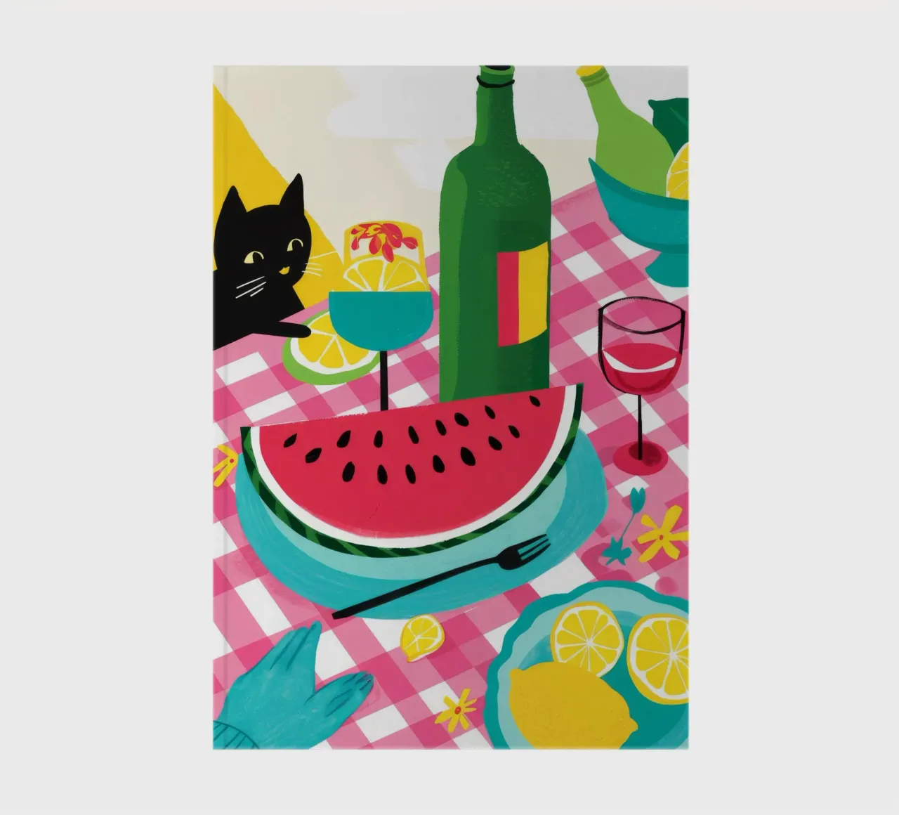 Watermelon Cat Nap notebook by Jasper Rune