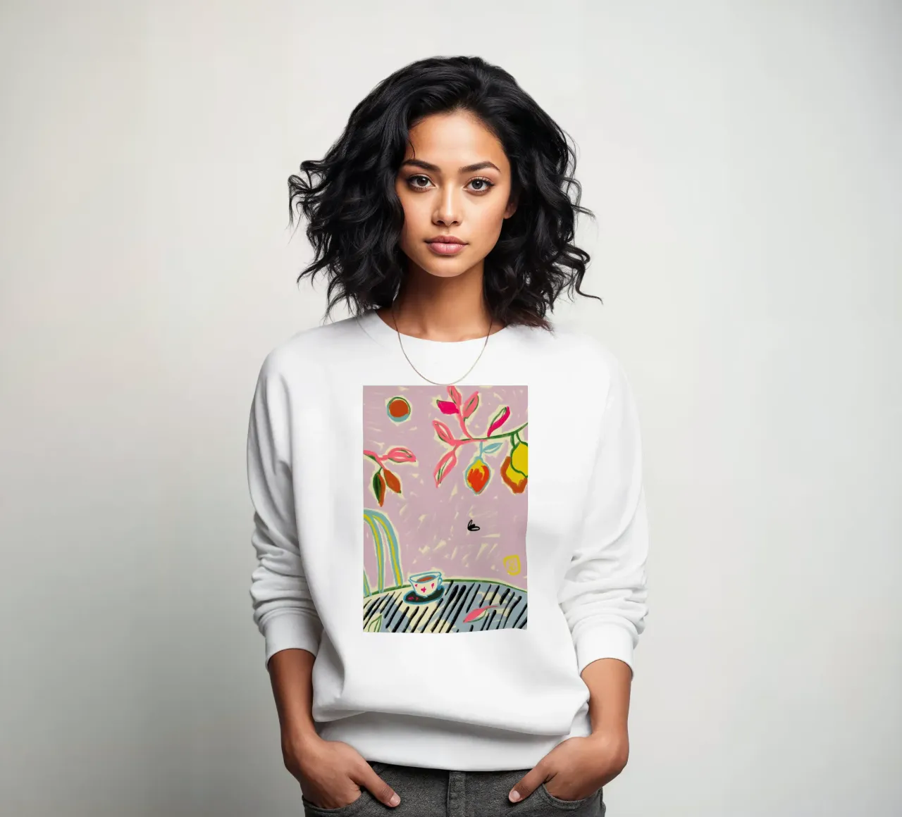 Colourful Freedom sweatshirt by Sandra Poliakov