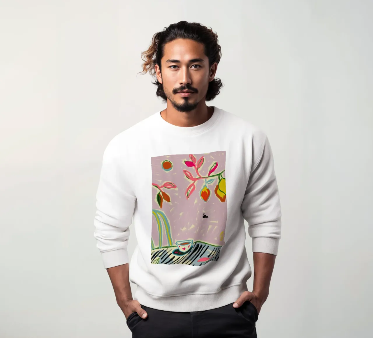 Colourful Freedom sweatshirt by Sandra Poliakov