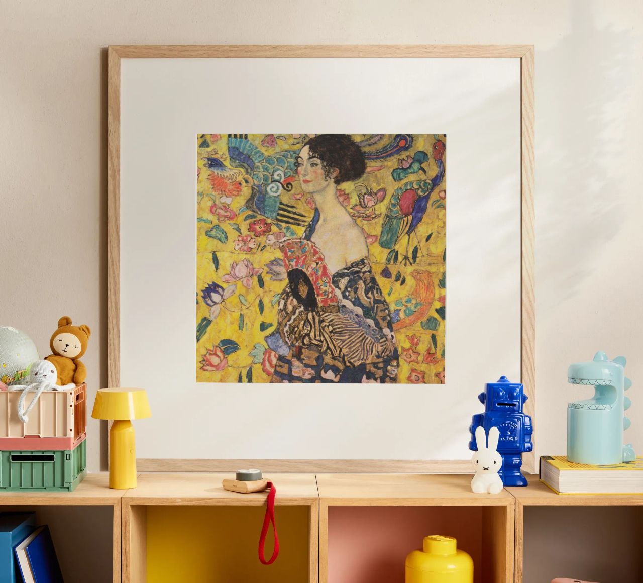 Dame mit Facher Poster von D1 Shop