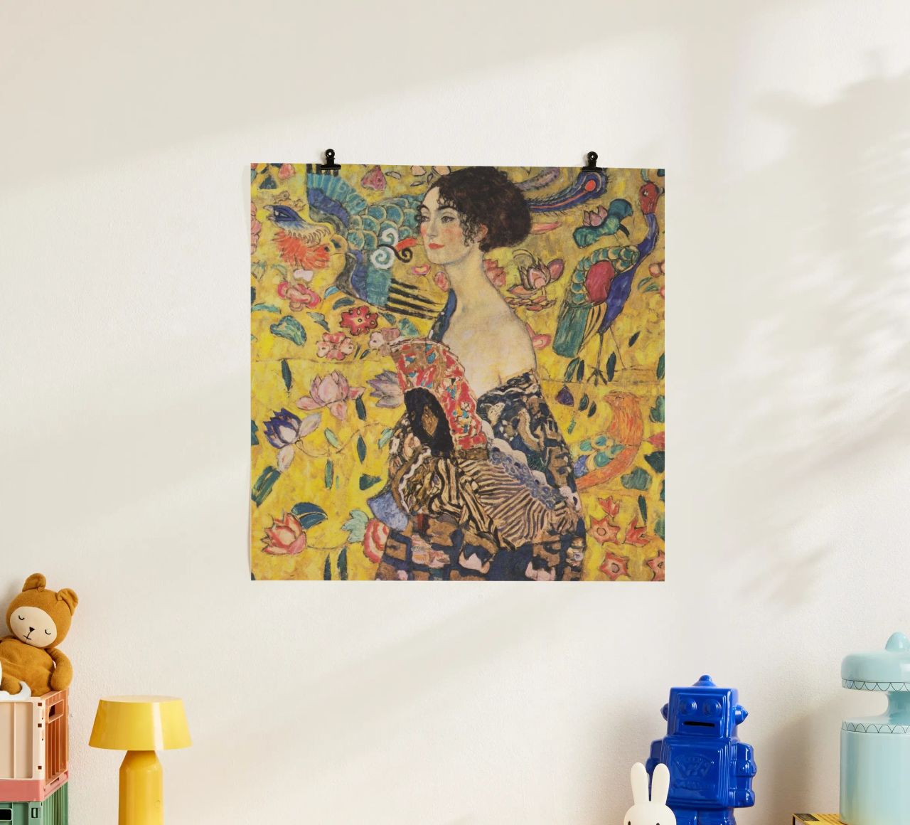 Dame mit Facher Poster von D1 Shop