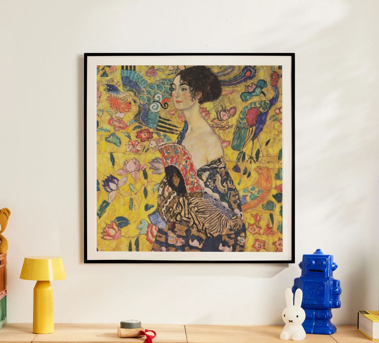 Dame mit Facher Poster von D1 Shop