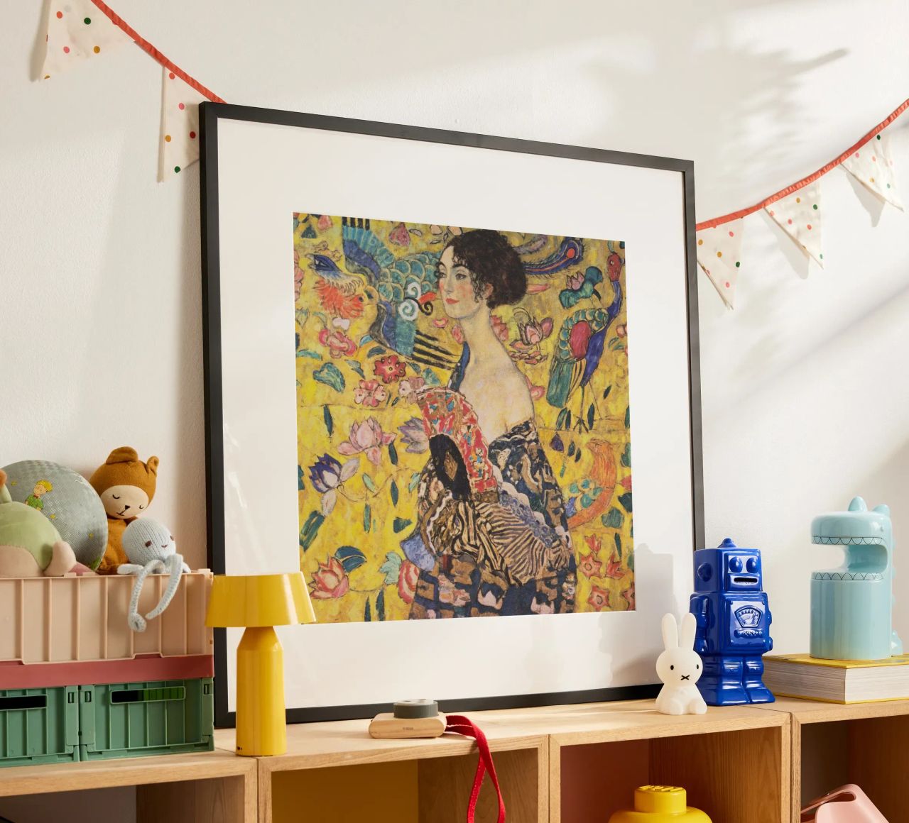 Dame mit Facher Poster von D1 Shop