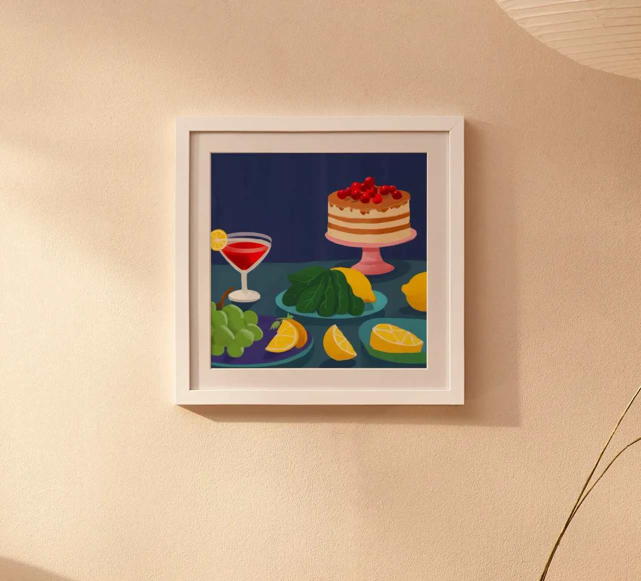 Eleganza del dessert di mezzanotte poster da Jasper Rune