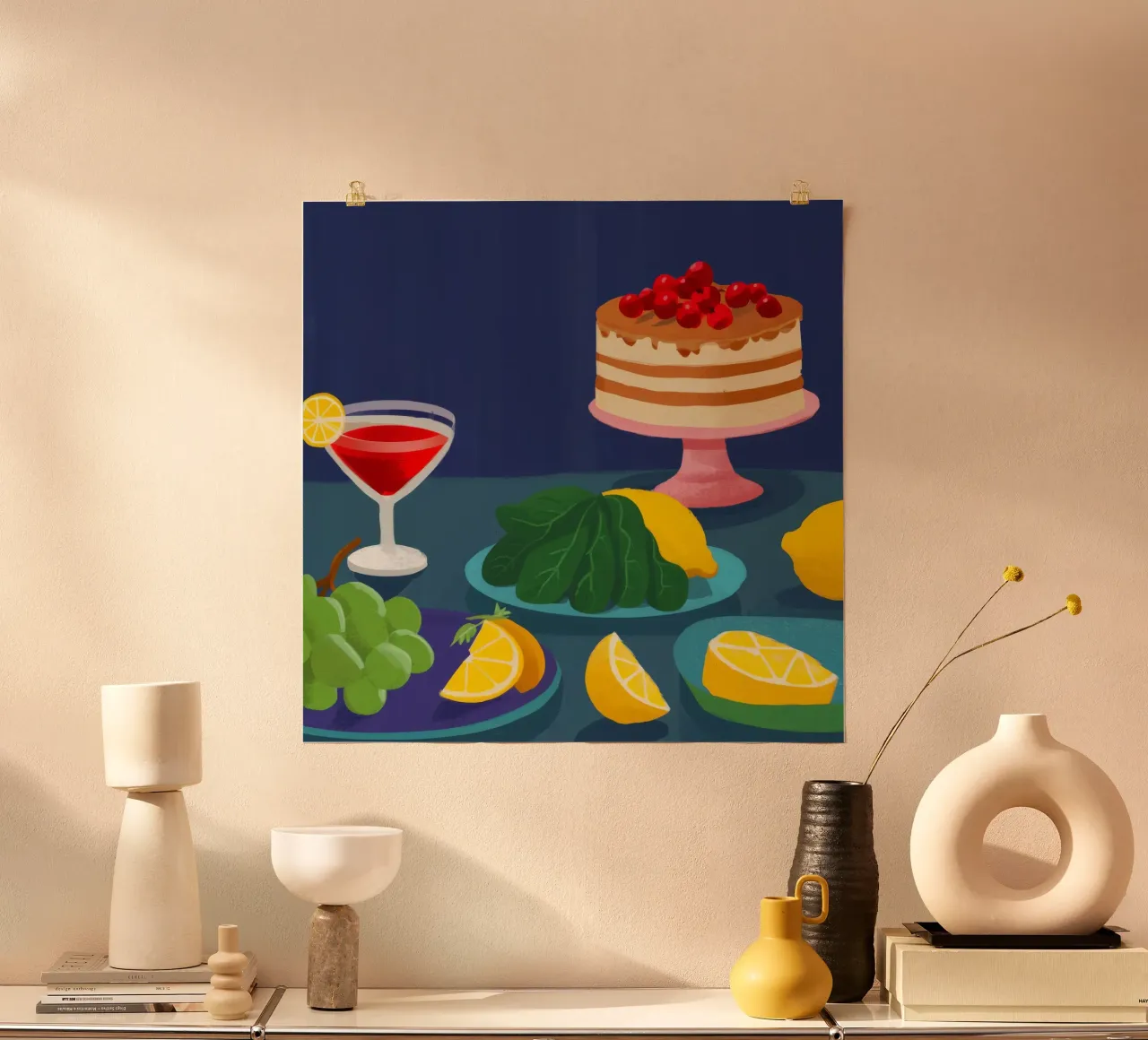 Eleganza del dessert di mezzanotte poster da Jasper Rune